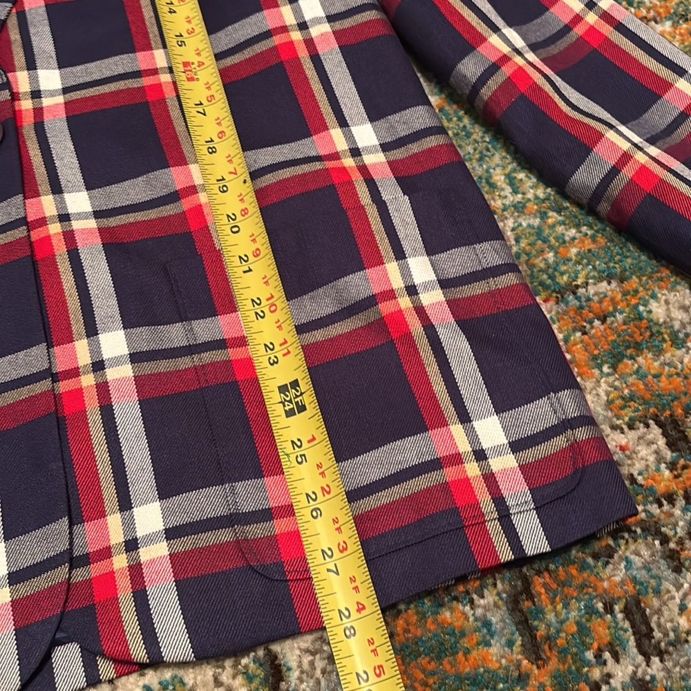 True Vintage Pendleton Plaid Single Breasted Blaz… - image 6